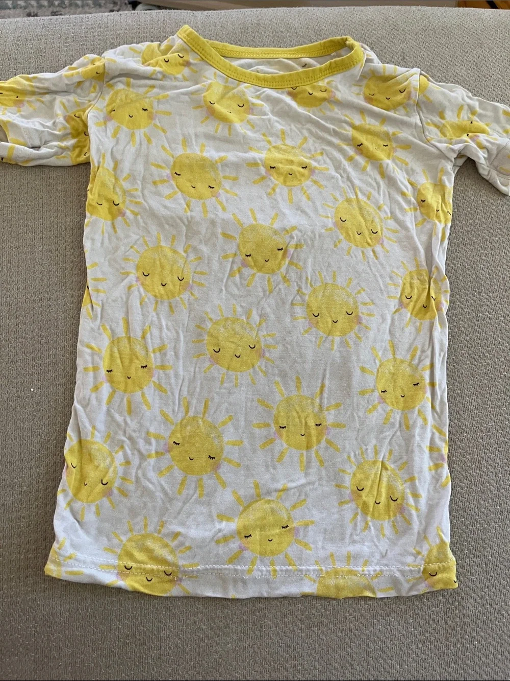 Little Sleepies Sun-Print Short Sleeve Pajama Set 4t